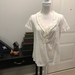 Talbots White Blouse